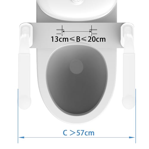 Heuffe WC Aufstehhilfe klappbar ohne Bohren – Bild 4