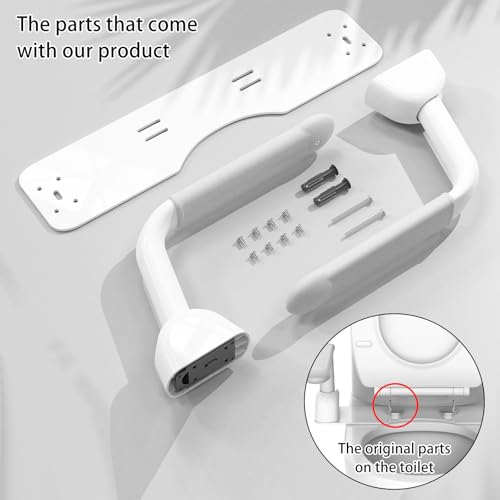 Heuffe WC Aufstehhilfe klappbar ohne Bohren – Bild 5