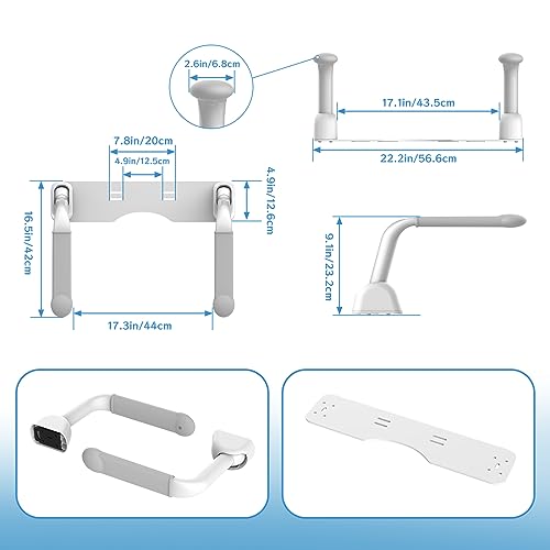 Heuffe WC Aufstehhilfe klappbar ohne Bohren – Bild 7