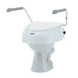 Invacare Aquatec 900 Toilettensitzerhöhung mit Armlehnen Weiß