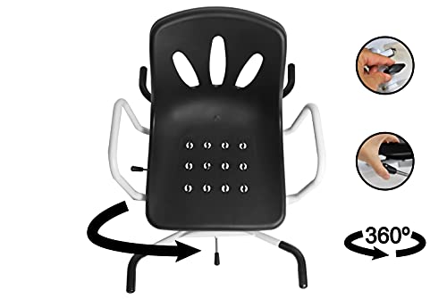 PEPE Mobility 360° Badewannensitz mit Rückenlehne Schwarz – Bild 7