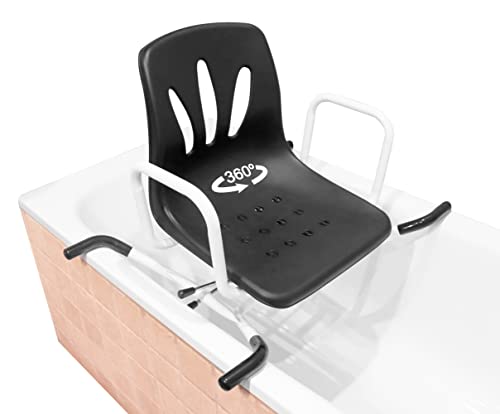 PEPE Mobility Badewannensitz 360 Grad drehbar schwarz