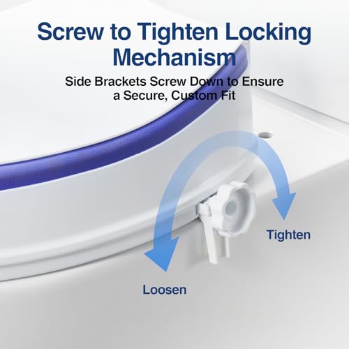 ANNWA Toilettensitzerhöhung 10 cm mit Deckel – Bild 7