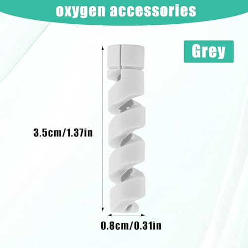 JLFDLLYYZQ Sauerstoffschlauch Halter 10er Set – Knickschutz für sichere Therapie – Bild 3