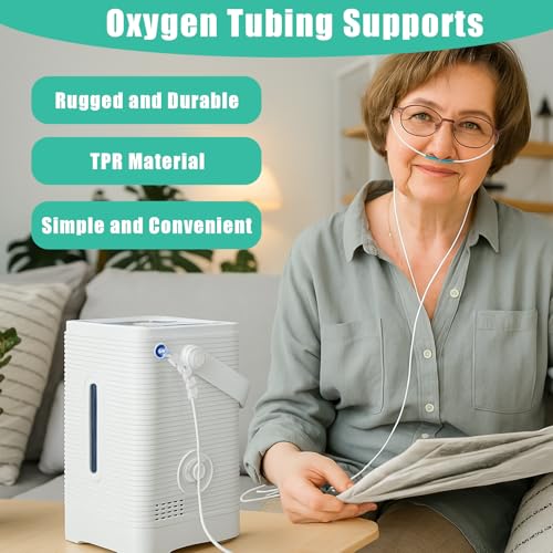 JLFDLLYYZQ Sauerstoffschlauch Halter 10er Set – Knickschutz für sichere Therapie – Bild 4