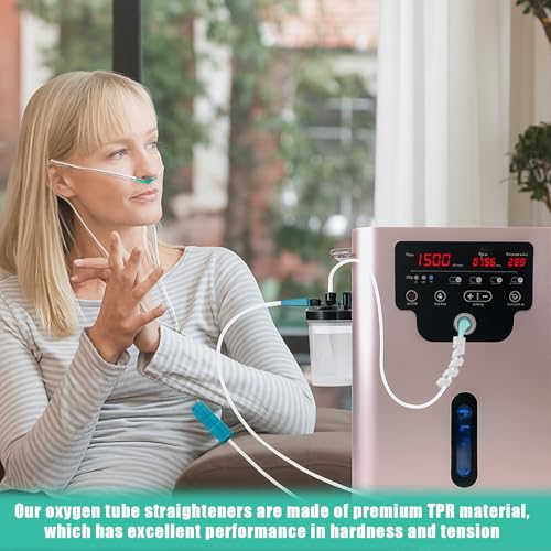 JLFDLLYYZQ Sauerstoffschlauch Halter 10er Set – Knickschutz für sichere Therapie – Bild 7