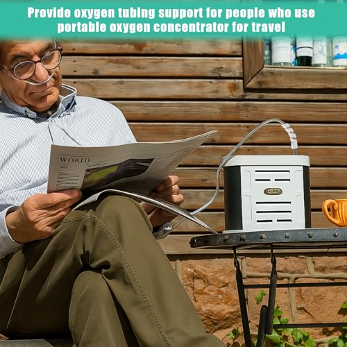 JLFDLLYYZQ Sauerstoffschlauch Halter 10er Set – Knickschutz für sichere Therapie – Bild 8