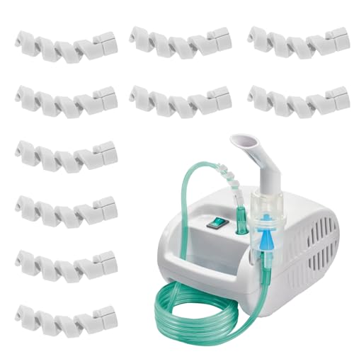 sauerstoffschlauch halter 10er set silikon knickschutz grau