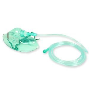 GIMA Sauerstoffmaske 34166 Erwachsene mit Schlauch transparent