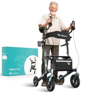 Helavo Outdoor Arthritis Rollator mit Unterarmstützen gruen