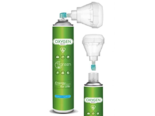 Atgreen Sauerstoff Dose 28L Set – integriertes Mundstück für flexible Nutzung – Bild 4