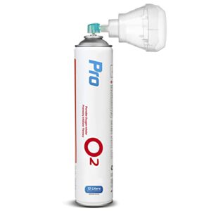 Sauerstoff Dose 12L Maclean mit Mundstück tragbar