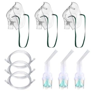 XIZAO Vernebler Zubehör Set Maske Mundstück Schlauch