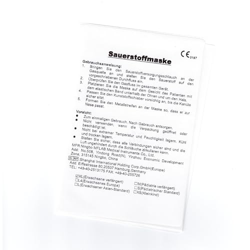 foqitoxi Sauerstoffmaske XL – verlängerte Passform für sicheren & druckfreien Sitz – Bild 7