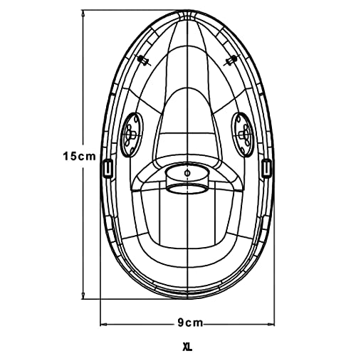 foqitoxi Sauerstoffmaske XL – verlängerte Passform für sicheren & druckfreien Sitz – Bild 3