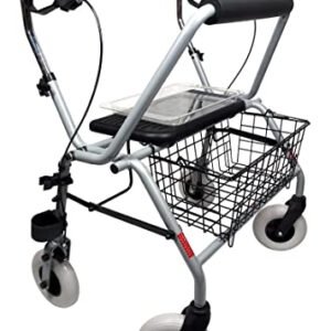 FabaCare Actimo Basic XXL Rollator 280 kg silber