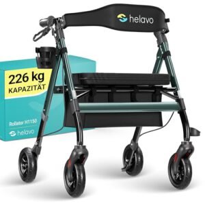 helavo Outdoor Rollator pannensicher grün XXL