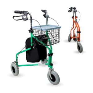 Mobiclinic Caleta Rollator Dreirad grün faltbar