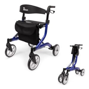 Parvum SuperLight leichter Rollator faltbar blau